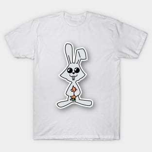 Just a Cute Bunny With a Carrot T-Shirt